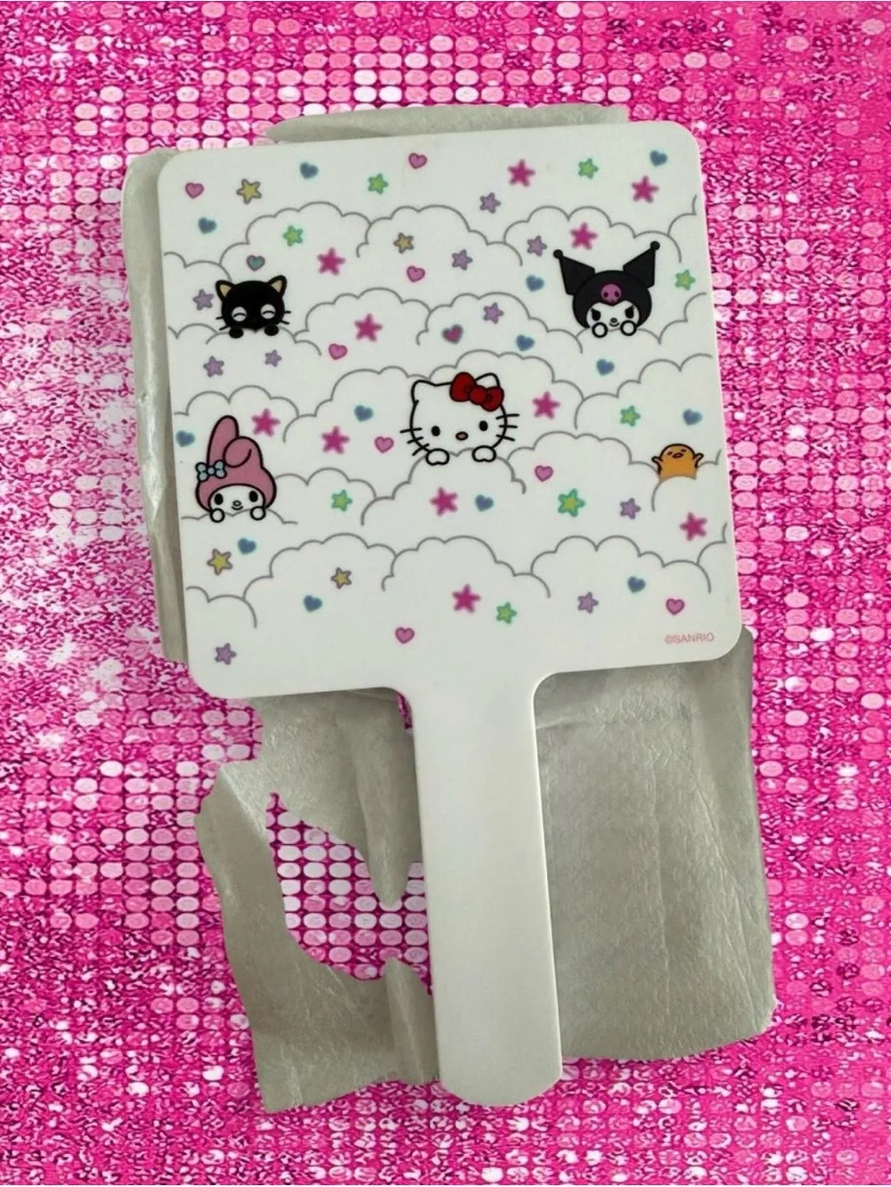 Sanrio Hello Kitty and friends Glamnetic handheld mirror